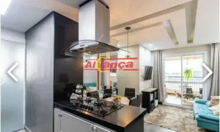 Lindo Apartamento do Tatuapé Mobiliado, com Varanda Gourmet 74 m², 3 dormitórios , 1 vaga