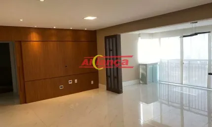 Lindo apartamento próximo ao shopping Maia de 122m² e 3 vagas e garagem- Guarulhos-Sp.