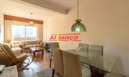 Apartamento com 2 dormitórios e 1 suíte, 83 m² - jd.barbosa ? guarulhos/sp