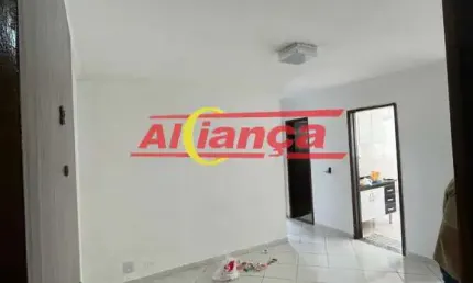 Apartamento no centro de guarulhos, 60 m2, 2 dormitorios, 1 vaga de garagem. próximo ao shopping.
