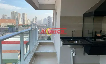Excelente apartamento ao lado do metrô tatuapé - novo 66 m², varanda gourmet