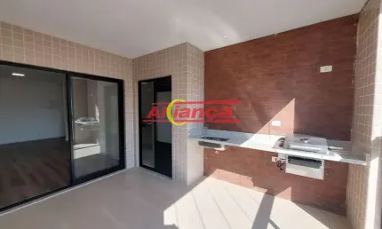 Apto centro de guarulhos- varanda gourmet-torre única