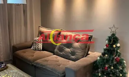 Apartamento com 2 dormitórios à venda, 50 m² - jardim las vegas - guarulhos/sp