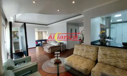 Apartamento de 200m², 3 dormitórios sendo 3 suítes, 3 salas e 4 vagas - Village Santana - Santana