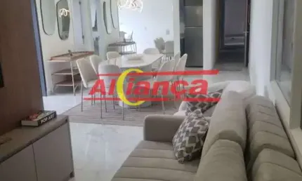 Apartamento à venda 98.90m² com 3 quartos, 3 banheiros- centro - guarulhos/sp.