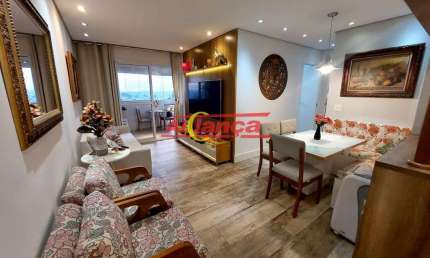 Lindo Apartamento à Venda em Gopouva com 82m² , 2 vagas e lazer completo.