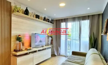 Apartamento a venda com 3 quartos, 83m² - jardim flor da montanha - guarulhos/sp.
