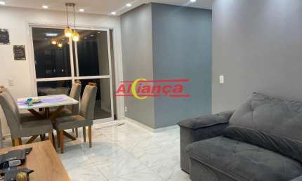 APARTAMENTO 3 DORMITÓRIOS SENDO 1 SUÍTE 81M² - JARDIM FLOR DA MONTANHA - GUARULHOS