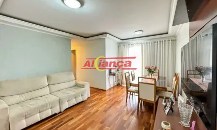 Apartamento á venda com 2 dormitórios - 69m² na vila galvão em guarulhos/sp
