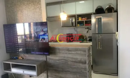 Apartamento no Condomínio Fatto Passion, 2 dormitórios (1 suíte), Vila Augusta - Guarulhos