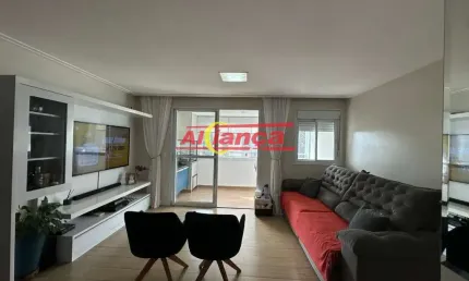 Apartamento com 3 dormitórios à venda, 95m² - vila augusta - guarulhos/sp