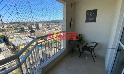 Apartamento com 2 dormitórios à venda, 59 m² - jardim vila galvão - guarulhos - sp