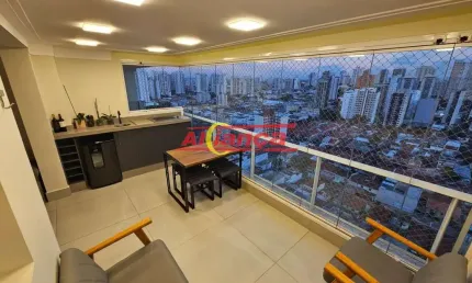 Apartamento alto padrão com varanda gourmet e 2 vagas no red tatuapé!