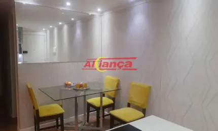 Apartamento com 3 dormitórios à venda, 60 m² - jardim las vegas - guarulhos/sp