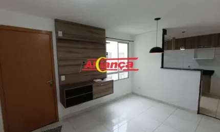 Apartamento com 2 dormitórios à venda, 46 m² - agua chata -  guarulhos/sp