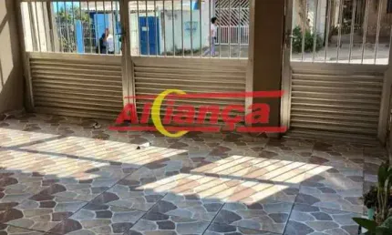 Casa térrea residencial, Bairro Cidade Serôdio, Guarulhos, com 02 quartos, sala , cozinha, 02 vagas,
