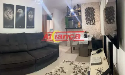 Apartamento 02 quartos, 47m²,  na água chata - guarulhos