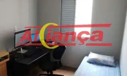 Apartamento com 3 dormitórios sendo 1 suite à venda, 74 m² -vila barros - guarulhos - sp