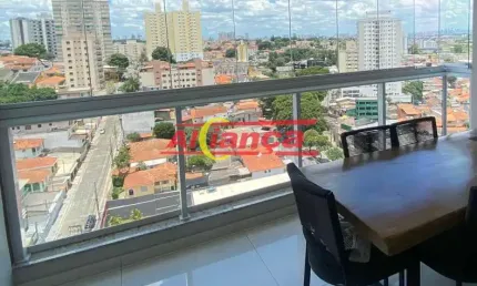 Apartamento na Vila Galvão  - Vista Livre com Varanda Gourmet