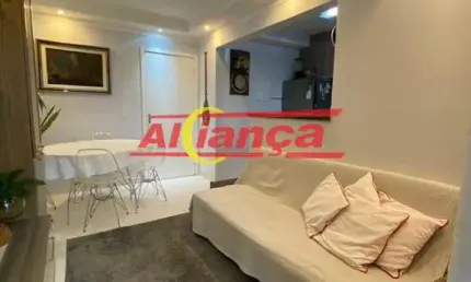 Apartamento com 2 dormitórios à venda, 59 m² por r$ 480.000,00 - guarulhos -sp
