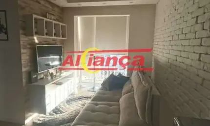 Apartamento à venda com 3 quartos, 1 suíte  jardim bela vista, guarulhos/sp