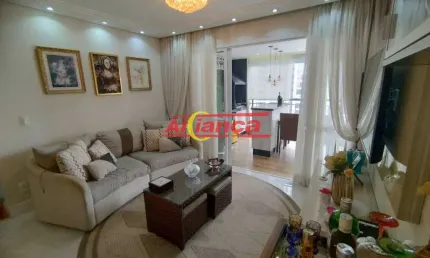 Apto no cidade maia, 125 metros, 04 dorm, 02 suites, 02 vagas