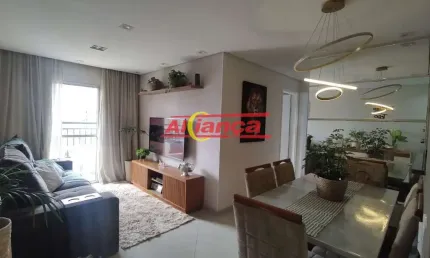 Apartamento com 2 dormitórios à venda, 58 m² - jardim flor da montanha - guarulhos - sp