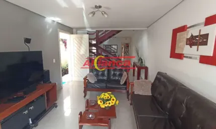 SOBRADO COM 3 QUARTOS E 1 SUÍTE  A VENDA, 125m² - JARDIM  SANTA CLARA - GUARULHOS