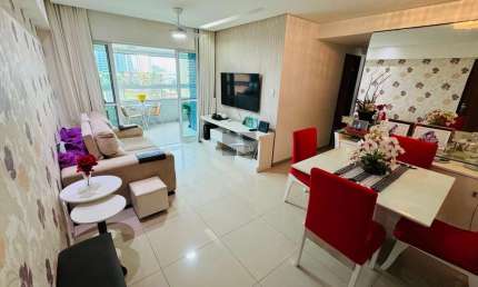 Apartamento 3 Quartos com Suíte e 2 Vagas de Garagem no Condomínio Rio Tigre - Armação, Salvador-BA