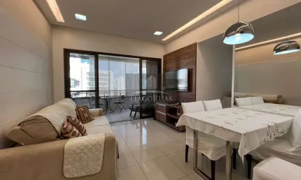 Alphaville, 2/4 sendo 1 suíte com 79 m² e 2 vagas de garagem.