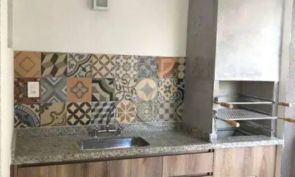 Apartamento com 3 dormitórios à venda, 96 m² por R$ 890.000,00 - Vila Scarpelli - Santo André/SP