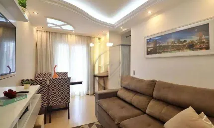Apartamento com 2 dormitórios para alugar, 56 m² por R$ 2.984,00/mês - Vila Guiomar - Santo André/SP