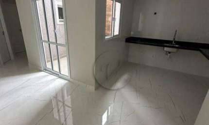 Apartamento com 2 dormitórios à venda, 58 m² por R$ 405.000,00 - Vila Linda - Santo André/SP