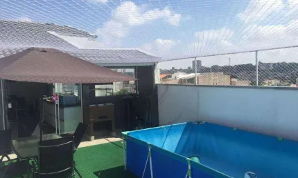 Cobertura com 3 dormitórios à venda, 140 m² por R$ 640.000,00 - Vila Pires - Santo André/SP