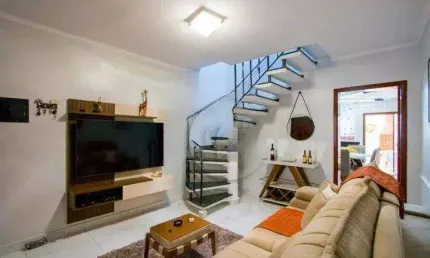 Sobrado com 2 dormitórios, 123 m² - venda por R$ 750.000,00 ou aluguel por R$ 4.228,00/mês - Vila Bastos - Santo André/SP
