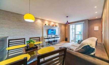 Cobertura com 3 dormitórios à venda, 132 m² por R$ 678.000,00 - Vila Valparaíso - Santo André/SP