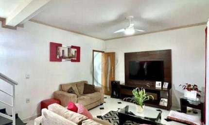 Sobrado com 3 dormitórios à venda, 275 m² por R$ 770.000,00 - Jardim Alvorada - Santo André/SP