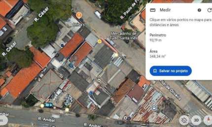 Terreno à venda, 348 m² por R$ 650.000,00 - Jardim Stetel - Santo André/SP