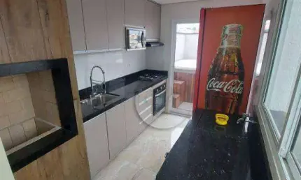 Cobertura com 3 dormitórios à venda, 120 m² por R$ 755.000 - Vila Scarpelli - Santo André/SP