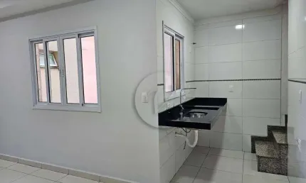Maravilhosa Cobertura ampla, no bairro Vila Apiaí, Santo André/SP, com 2 dormitórios, 2 suítes, 2 vagas cobertas.