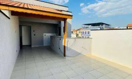 Cobertura com 86,00m² no Jardim Teles de Menezes em Santo André.
