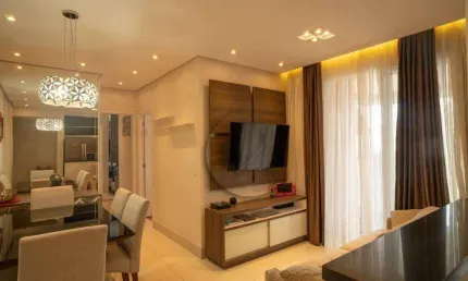 Apartamento com 2 dormitórios para alugar, 65 m² por R$ 4.320,00/mês - Jardim - Santo André/SP