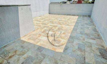 Cobertura com 2 dormitórios para alugar, 38 m² por R$ 2.007,20/mês - Parque das Nações - Santo André/SP