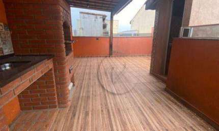 Cobertura com 2 dormitórios para alugar, 39 m² por R$ 2.206,82/mês - Parque das Nações - Santo André/SP