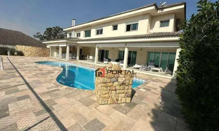 Casa com 5 dormitórios à venda por r$ 3.500.000,00 - granja viana - cotia/sp