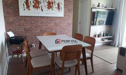 Apartamento com 2 dormitórios à venda, 59 m² por R$ 360.000 - Granja Viana - Cotia/SP