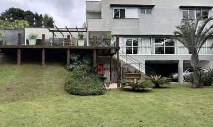 Casa com 6 dormitórios à venda, 500 m² por r$ 3.500.000,00 - granja viana - cotia/sp