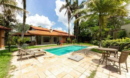 Casa com 5 dormitórios à venda, 470 m² por r$ 2.400.000,00 - granja viana - cotia/sp