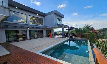 Casa com 4 suítes  à venda, 326 m² por R$ 3.100.000 - Granja Viana - Embu das Artes/SP