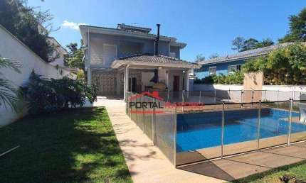 Casa com 4 dormitórios, 420 m² - venda por R$ 3.350.000,00 ou aluguel por R$ 25.000,00/mês - Granja Viana - Cotia/SP